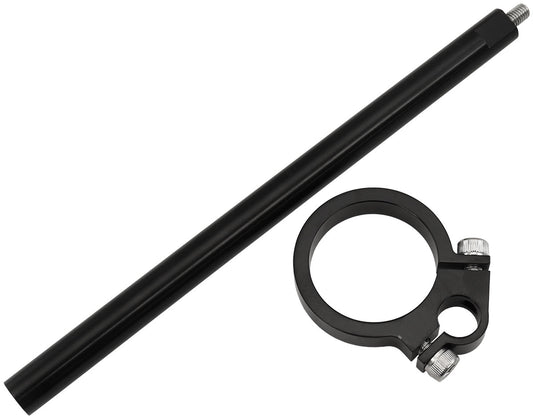 Aeroflow Universal 40mm Fuel Pump Bracket & Stalk  Black Finish