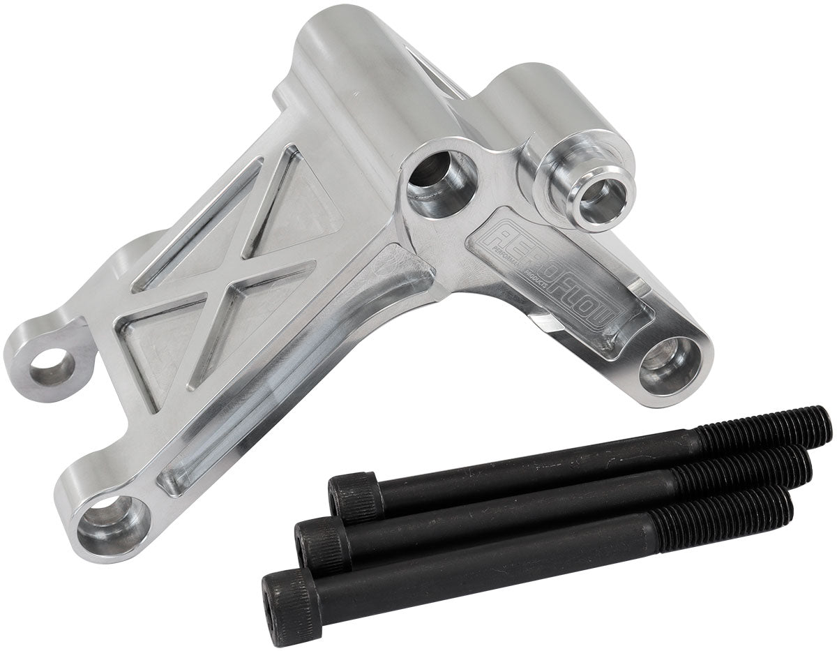 GM LS Billet Alternator Bracket to suit VE-VF Commodore Belt Line - Polished   Suits LS Series Engines Passenger Side (Standard Position with Factory Alternator)