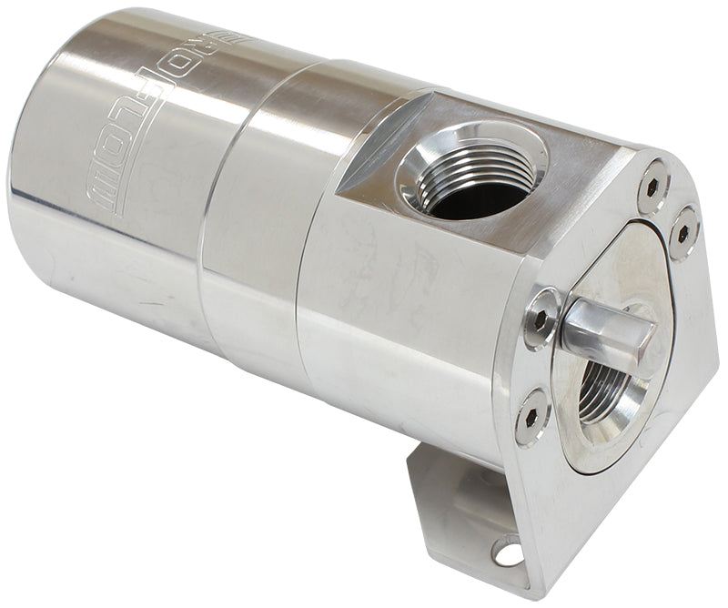 Billet Universal Single Air / Oil Separator   Polished Finish