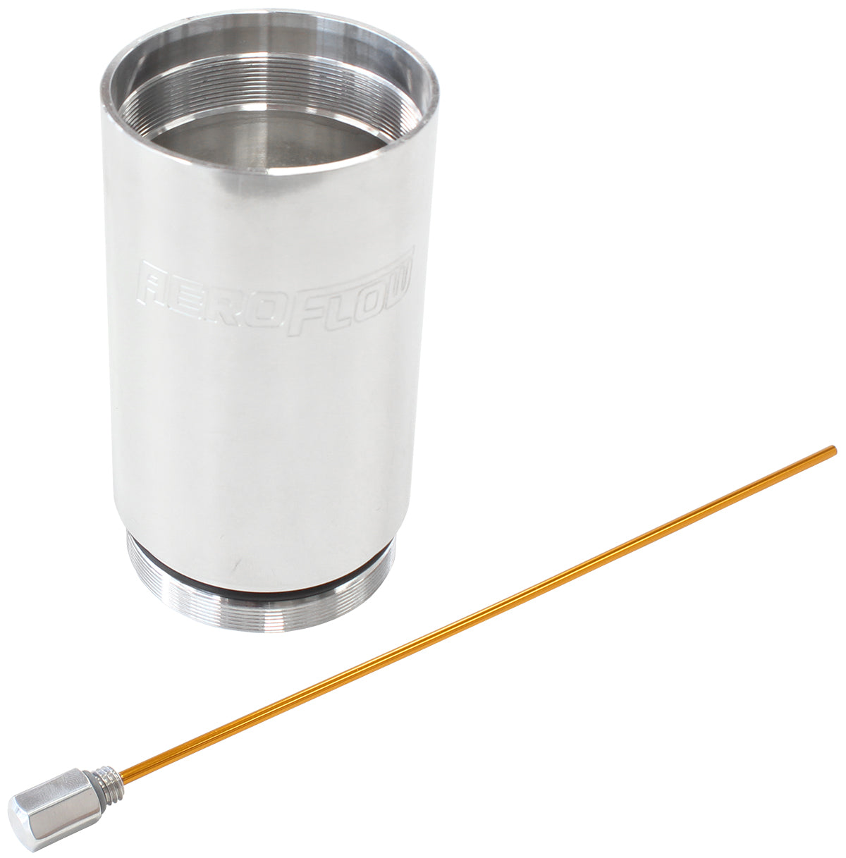 Universal Catch Can (Air/Oil Separator) Extension  Silver Finish