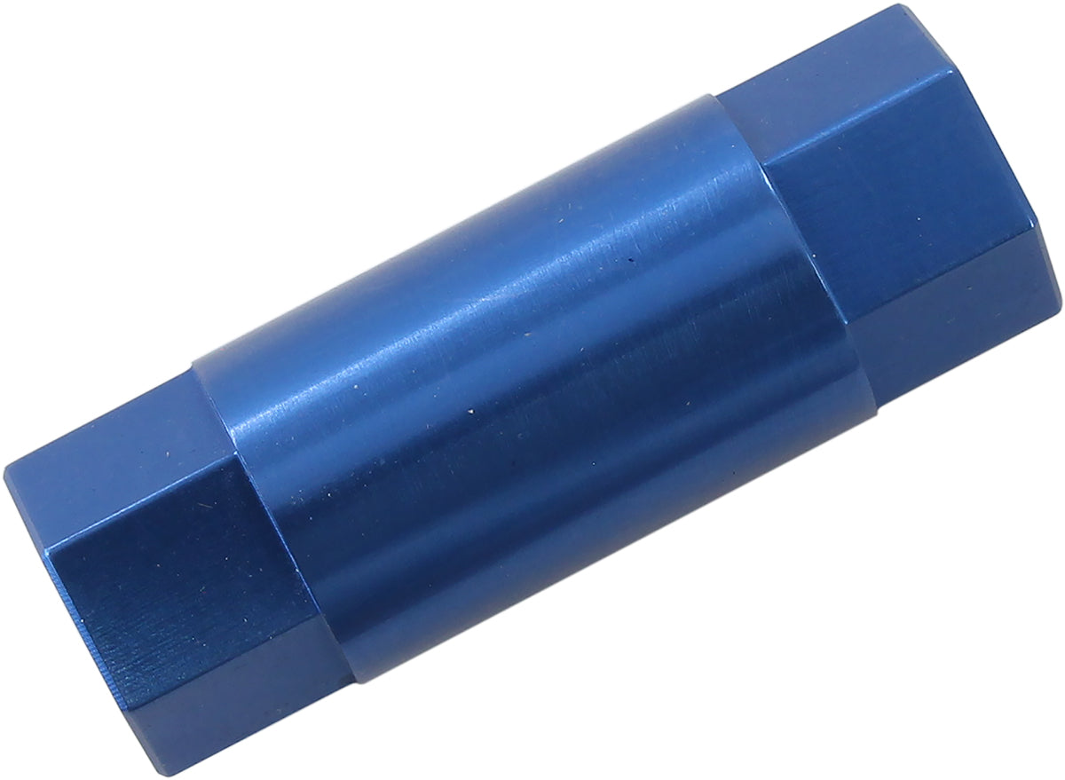 M6 Female Hex Spacer, 40mm Length  BlueFinish