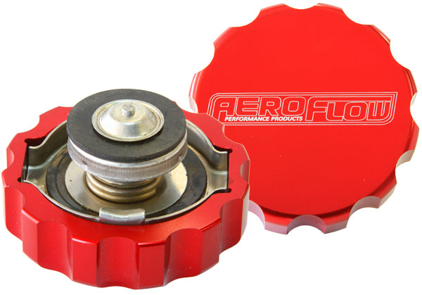 Billet Radiator Cap Small Style suit 32mm Water Neck  Red