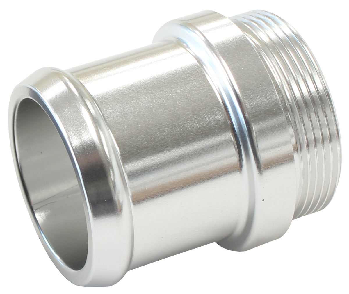 Plumb Back Barb Adapters   Polished Suit 25mm Hose