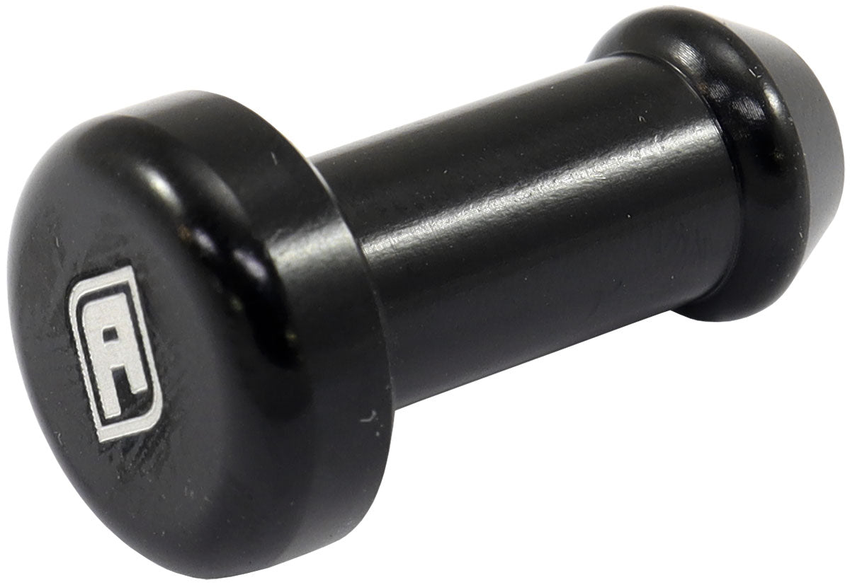 Rubber Hose Block-Off Plug - 3/8"(9.52mm)   Black Finish