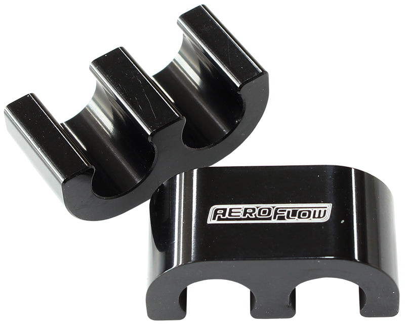 Billet Floating Lead Separators   Suits 2 Wire 8.5mm, Black Finish