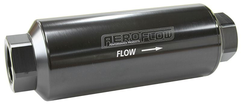 40 Micron Pro Filter with -12 ORB Ports   Black Finish. 5-1/2" x 1.97"