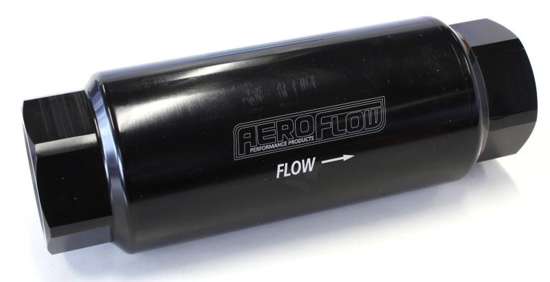 60 Micron Pro Filter with -12 ORB Ports    Black Finish. 5-1/2" x 1.97"