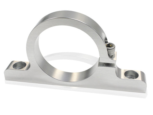 Single Billet Filter Bracket   Polished Finish. Suits 60mm Diameter Filters or Remote Reservoirs