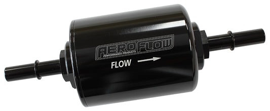 Billet OEM Style Fuel Filter - Black   With 40 Micron Element Suit Holden With 5/16" Barb (Z586 Equivalent)