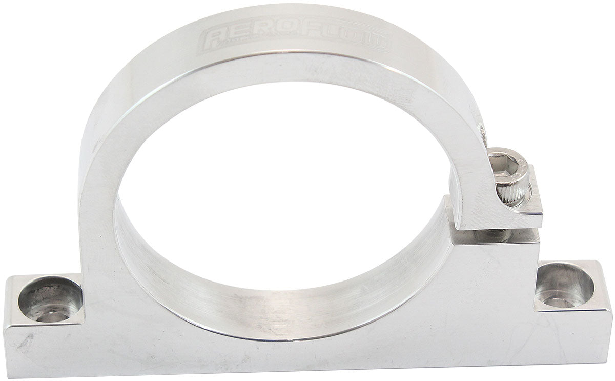 Billet Filter Bracket - Polished Finish   Suits AF66-2056 and AF66-2057 Fuel Filter