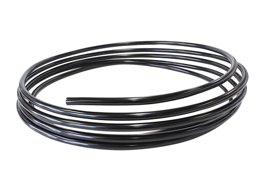 Aluminium Fuel Line 1/4" (6.35mm) 25ft (7.6m) Length Roll    Black Anodised Finish