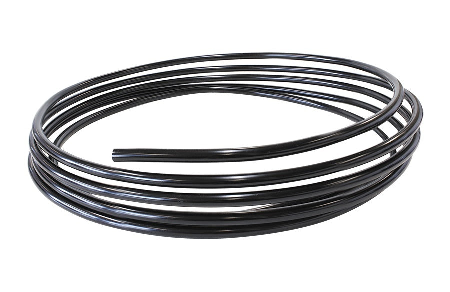 Aluminium Fuel Line 3/4" (19.05mm) 25ft. Length Roll    Black Finish