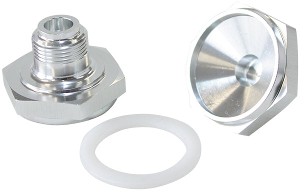 Power Valve Blank Plug   Silver finish