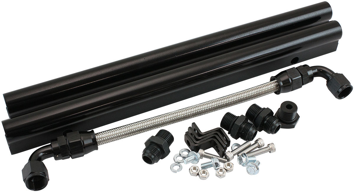 Small Block Ford Windsor Fuel Rail Kit for Air Gap Intake Manifold   Suits AF6090-2000 and AF6290-2000 Intake Manifolds ONLY