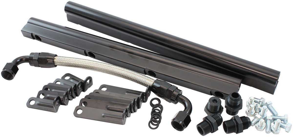 GM LS Fuel Rail Kit for Cathedral Port CarburettorStreet Single Plane EFI IntakeManifold   Suits AF6050-5000 and AF6250-5000 Intake Manifolds ONLY