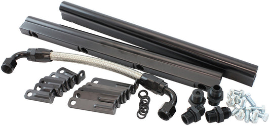 GM LS Fuel Rail Kit for Cathedral Port CarburettorStreet Single Plane EFI IntakeManifold   Suits AF6050-5000 and AF6250-5000 Intake Manifolds ONLY