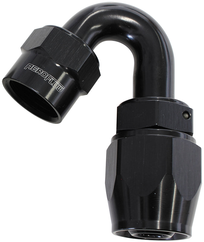 Kryptalon® Series Lightweight One Piece Swivel 150° Hose End -16AN   Black Finish. Suits Kryptalon® Series Hose