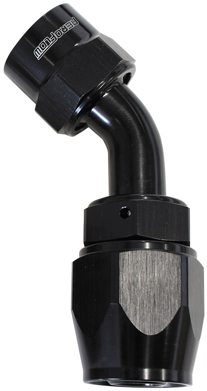 Kryptalon® Series Lightweight One Piece Swivel 30° Hose End -16AN   Black Finish. Suits Kryptalon® Series Hose
