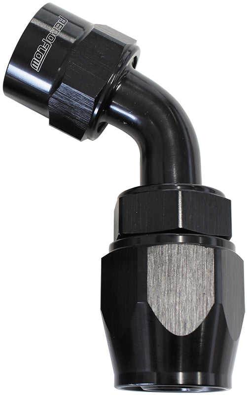 Kryptalon® Series Lightweight One Piece Swivel 60° Hose End -6AN  Black Finish. Suits Kryptalon® Series Hose