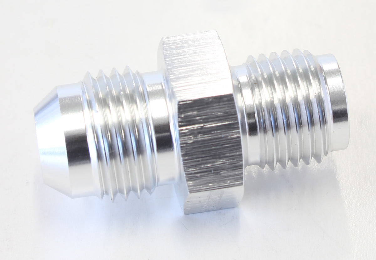 Inverted Seat Adapter 1/2"-20 to -6AN   Silver Finish
