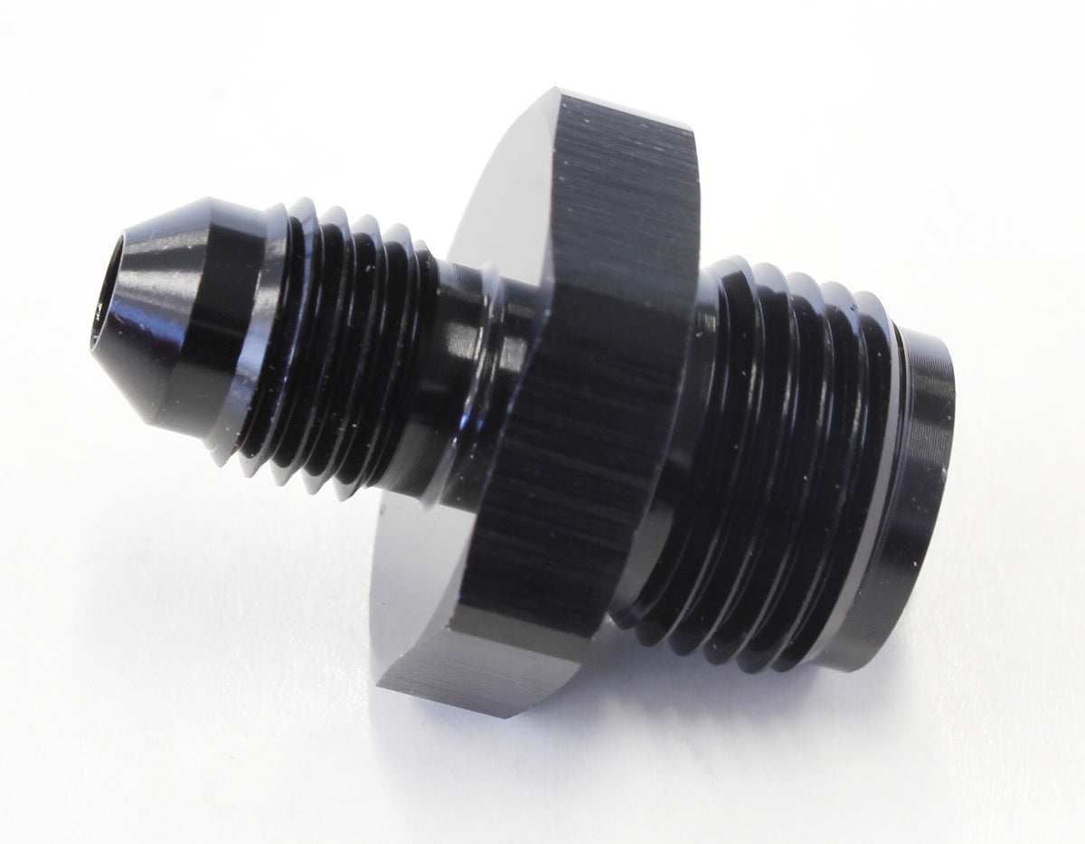 Inverted Seat Adapter 5/8"-18 to -4AN   Black Finish