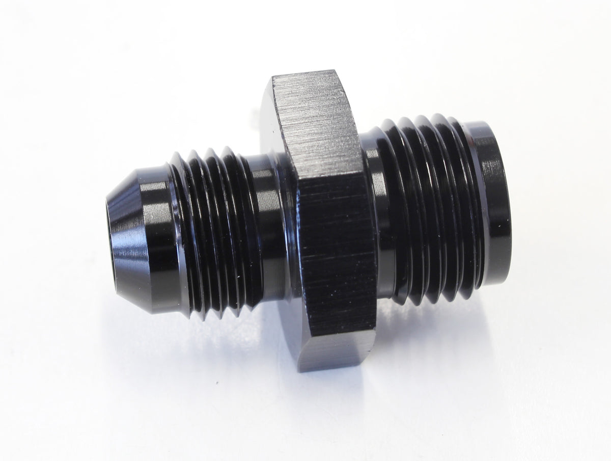 Inverted Seat Adapter 5/8"-18 to -6AN   Black Finish