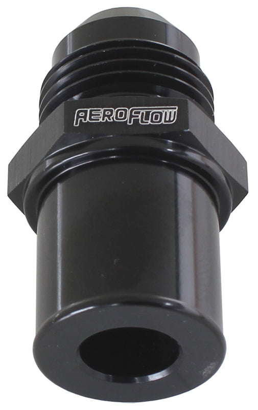 Press In Rear Valve Cover Breather Adapter -8AN Black (19mm O.D)   Suit BA-FG Ford Falcon