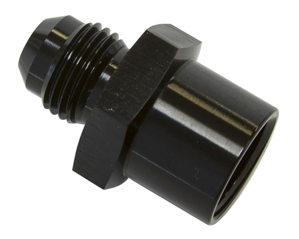Metric Female O-Ring Seal to AN Adapter M16 x 1.5 to -6AN  Use with OEM Hard Lines, Black finish