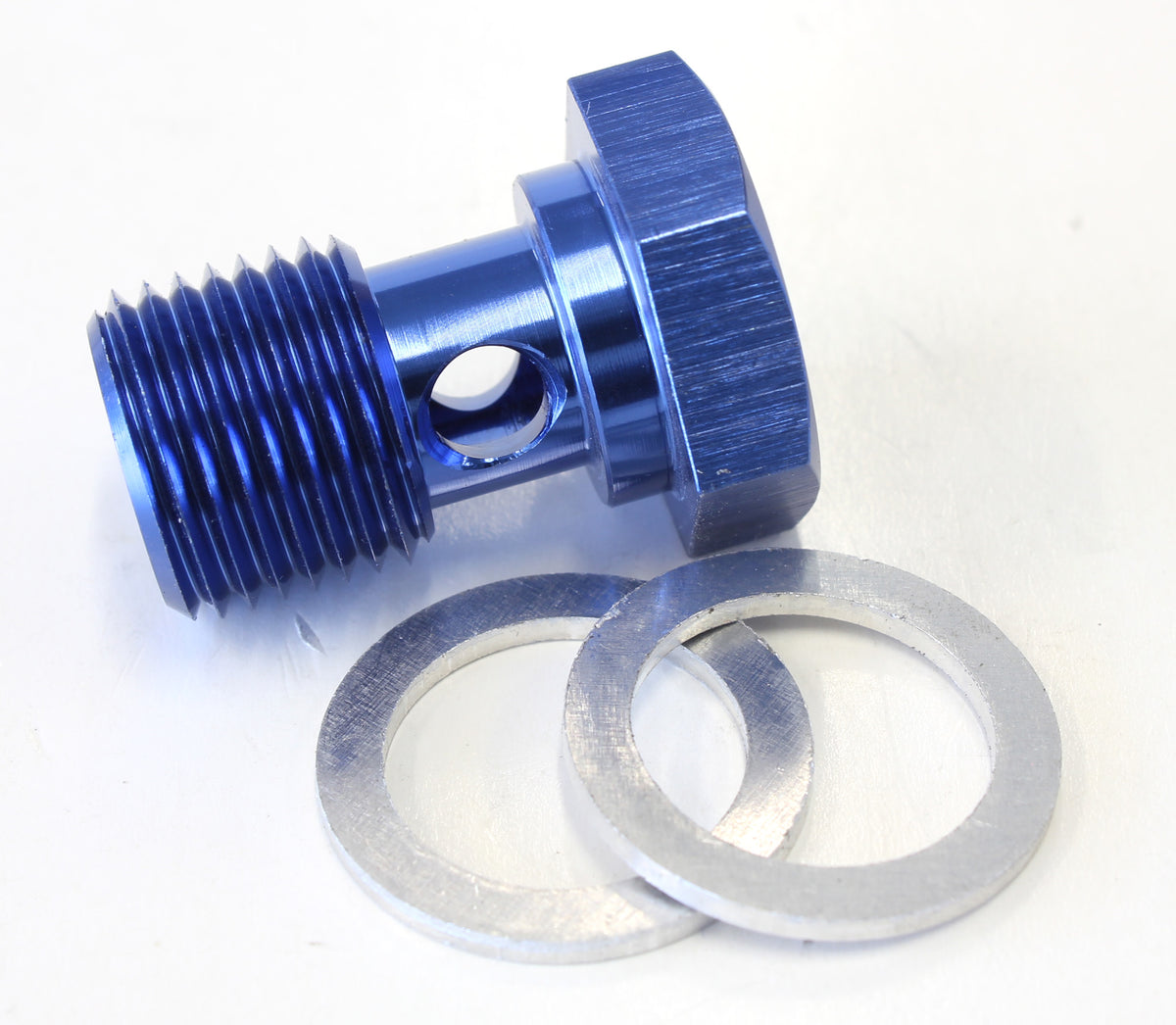 Alloy Banjo Bolt M16 x 1.5    Blue Finish