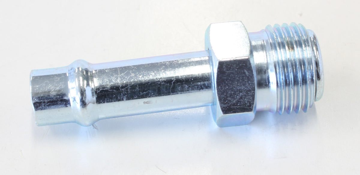 Straight Holley / Stromberg Inlet Fitting   5/8" -18 Thread to 3/8" Barb