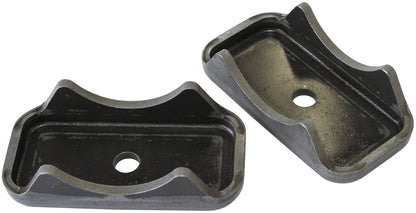Rear Axle Spring Perch    Fits 3" diameter axle tubes, 2-1/2" wide. 2 per pack