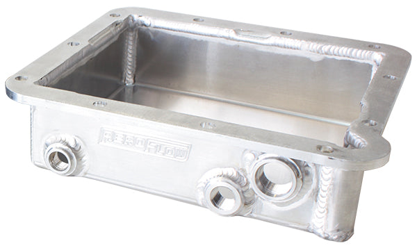 3" Deep Fabricated Transmission Pan    Natural Finish. Suit Ford C4