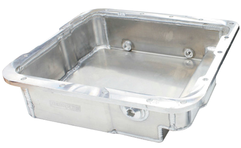 3-1/2" (90mm) Deep Fabricated Transmission Pan including Filter Extension    Natural Finish. Suit GM 4L60 & 4L60E