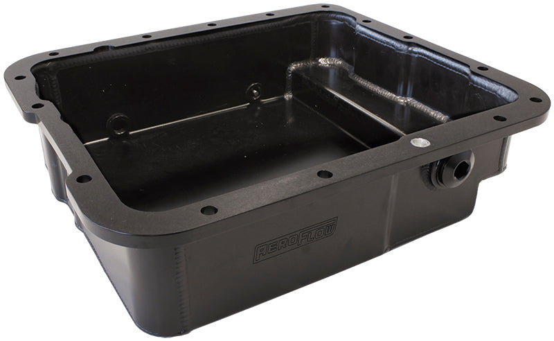 3-1/2" (90mm) Deep Fabricated Transmission Pan including Filter Extension    Black Finish. Suit GM 4L60 & 4L60E
