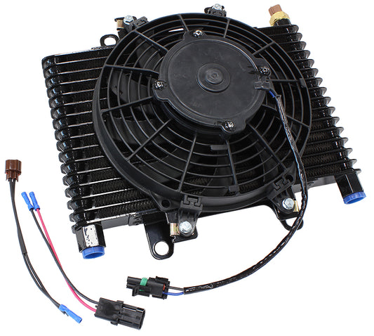 Competition Oil & Transmission Cooler 13.5" x 9" x 3.95"  Fan & Switch with -10 ORB