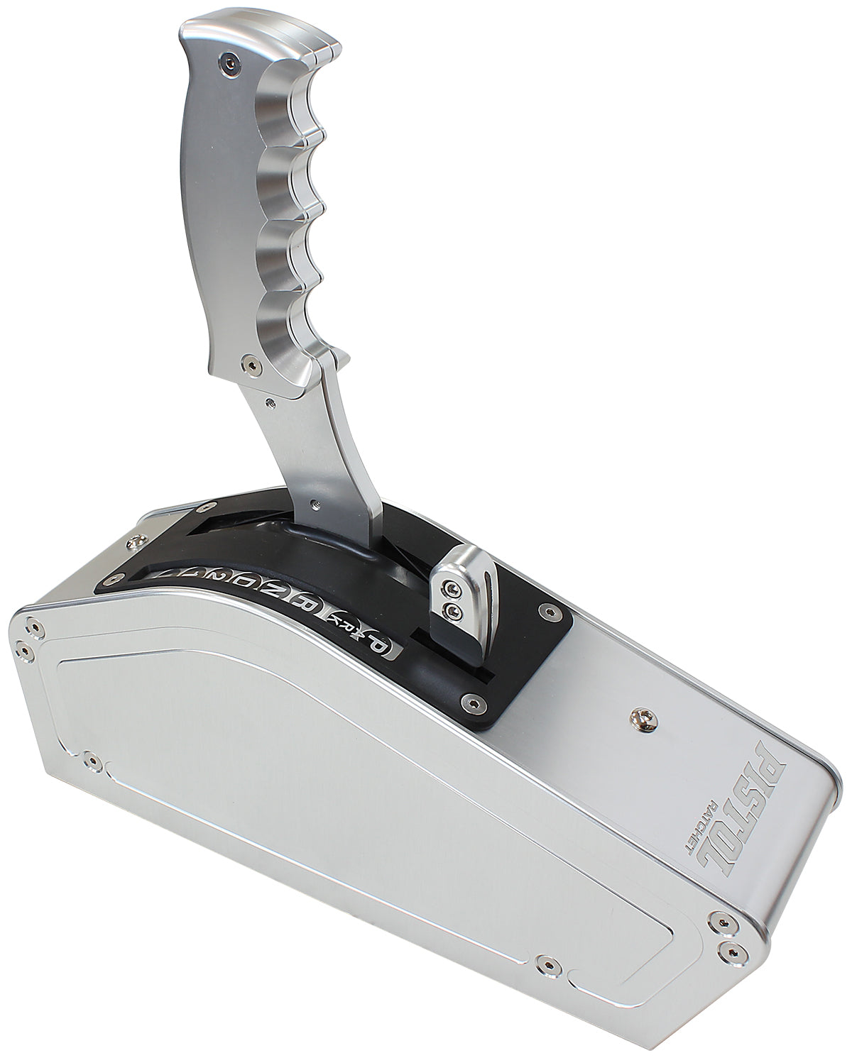 Bang Shift PISTOL 2, 3& 4 Speed Ratchet Shifter  Silver Finish