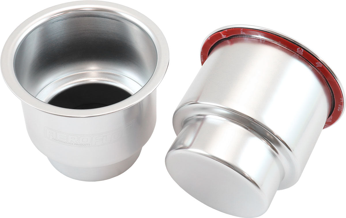 Large Cup Holders - Silver   Sold as a Pair