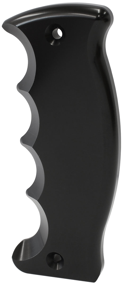 Bare Pistol Grip Passenger Side Plate  Black Finish
