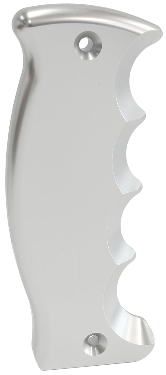 Bare Pistol Grip Drivers Side Plate   Silver Finish