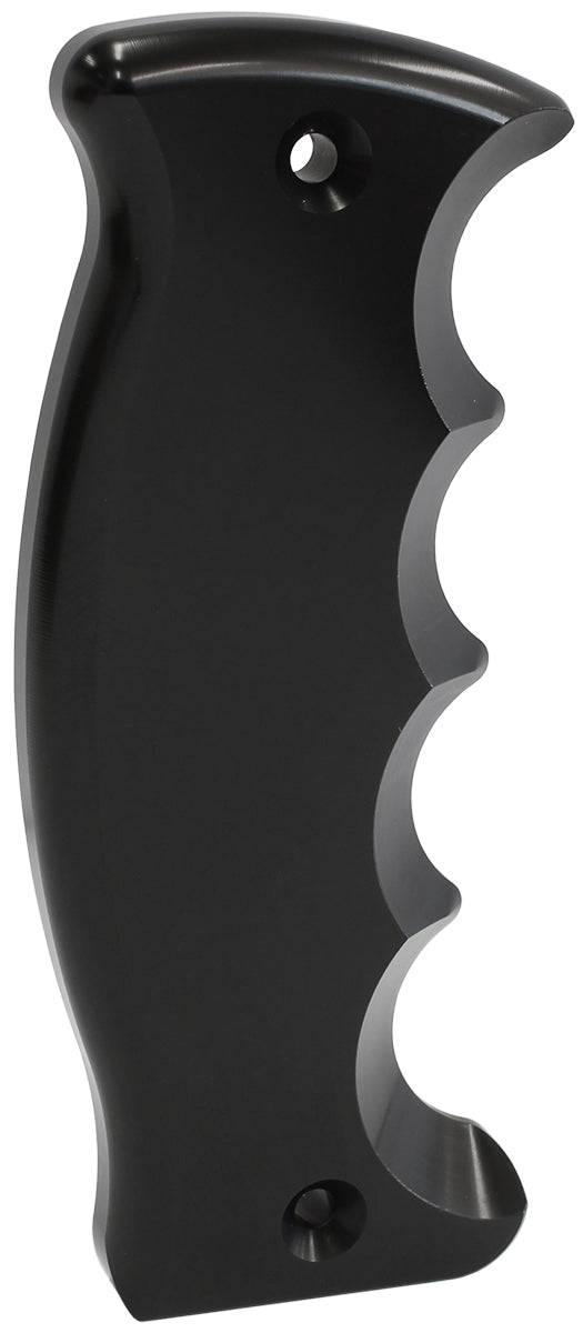 Bare Pistol Grip Drivers Side Plate   Black Finish