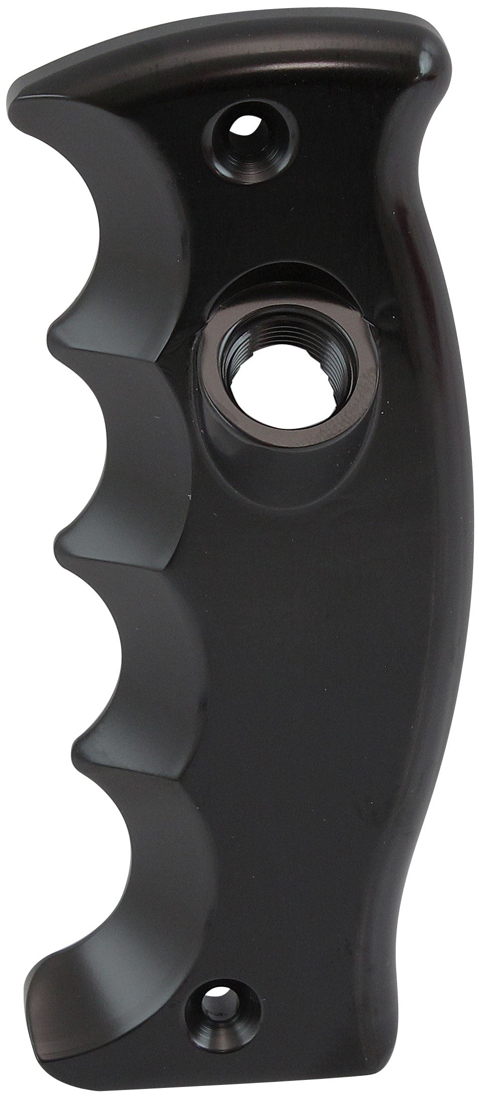 Pistol Grip Passengers Side Single Button Plate, Black   Suit Pistol and Attack Bang Shift Shifters