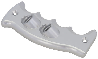 Bang Shift Pistol Grip Drivers Side Dual Button Plate - Silver Finish  Suit Pistol and Attack Bang Shift Shifters
