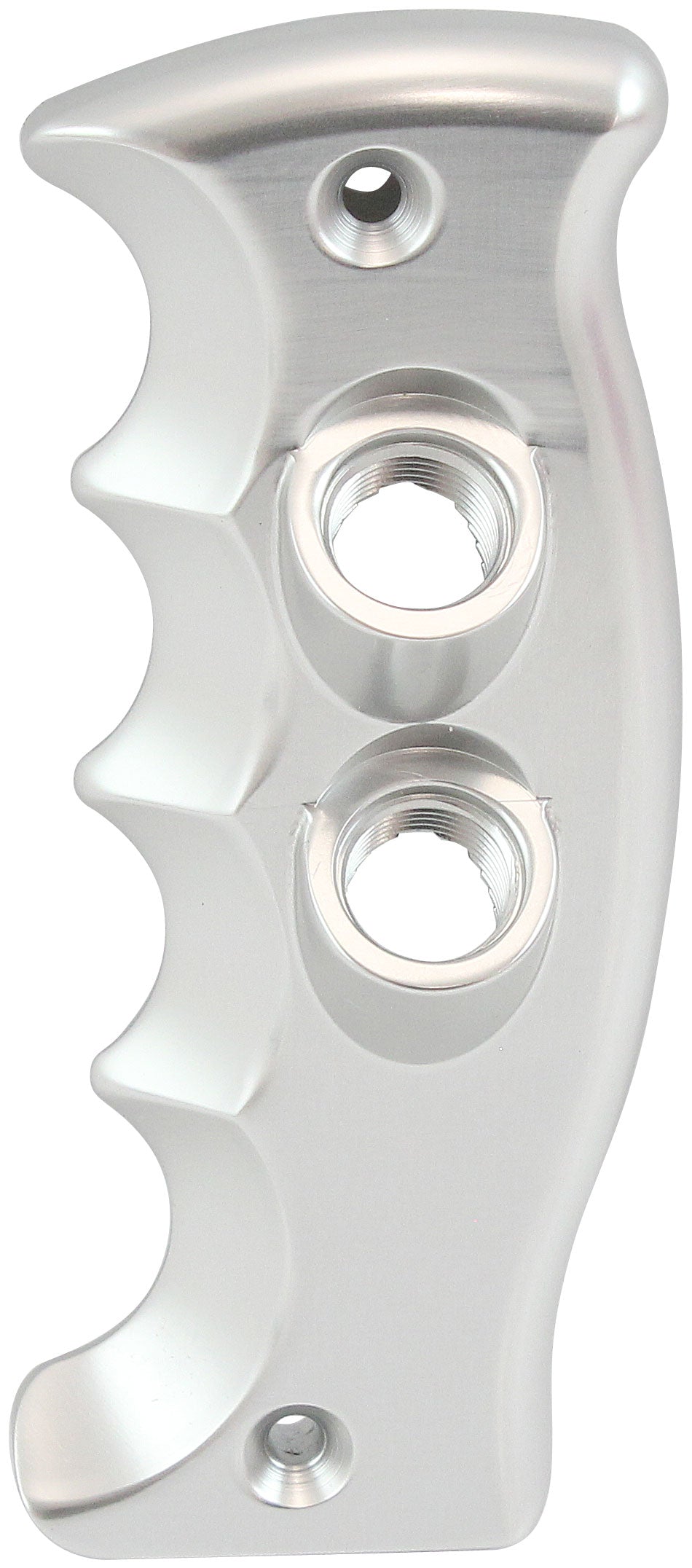 Pistol Grip PassengersSide Dual Button Plate, Silver   Suit Pistol and Attack Bang Shift Shifters