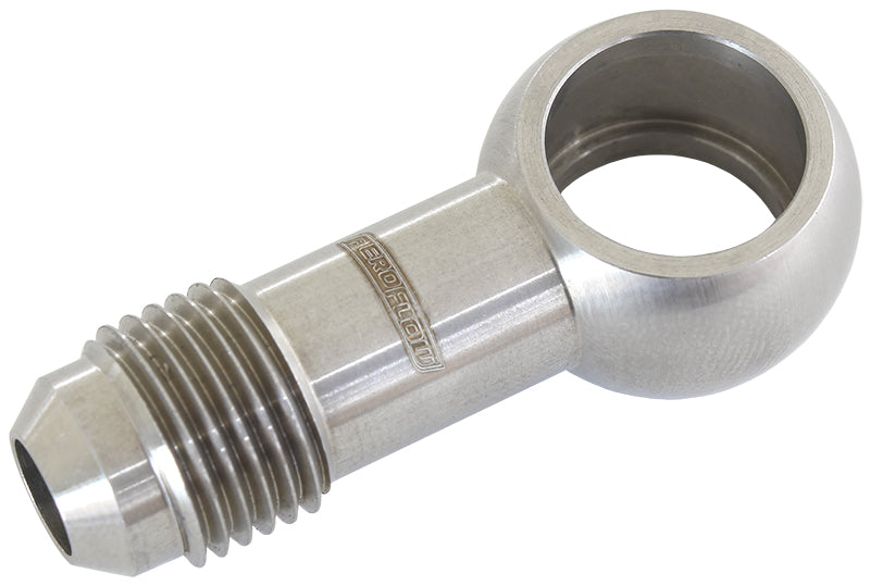 Aeroflow Stainless Steel AN Banjo Fitting 14mm to -6AN   Stainless Steel