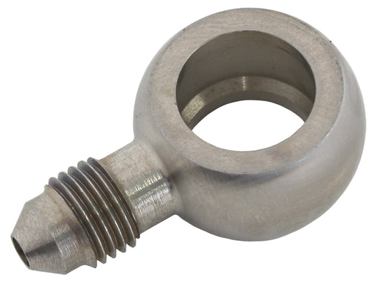 Aeroflow Stainless Steel Straight Banjo to Male AN Fitting   1/2" Banjo to -3AN Male