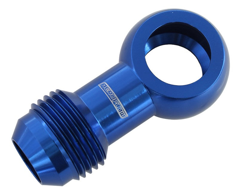 Alloy AN Banjo Fitting 16 x 1.5 mm to -10AN   Blue Finish