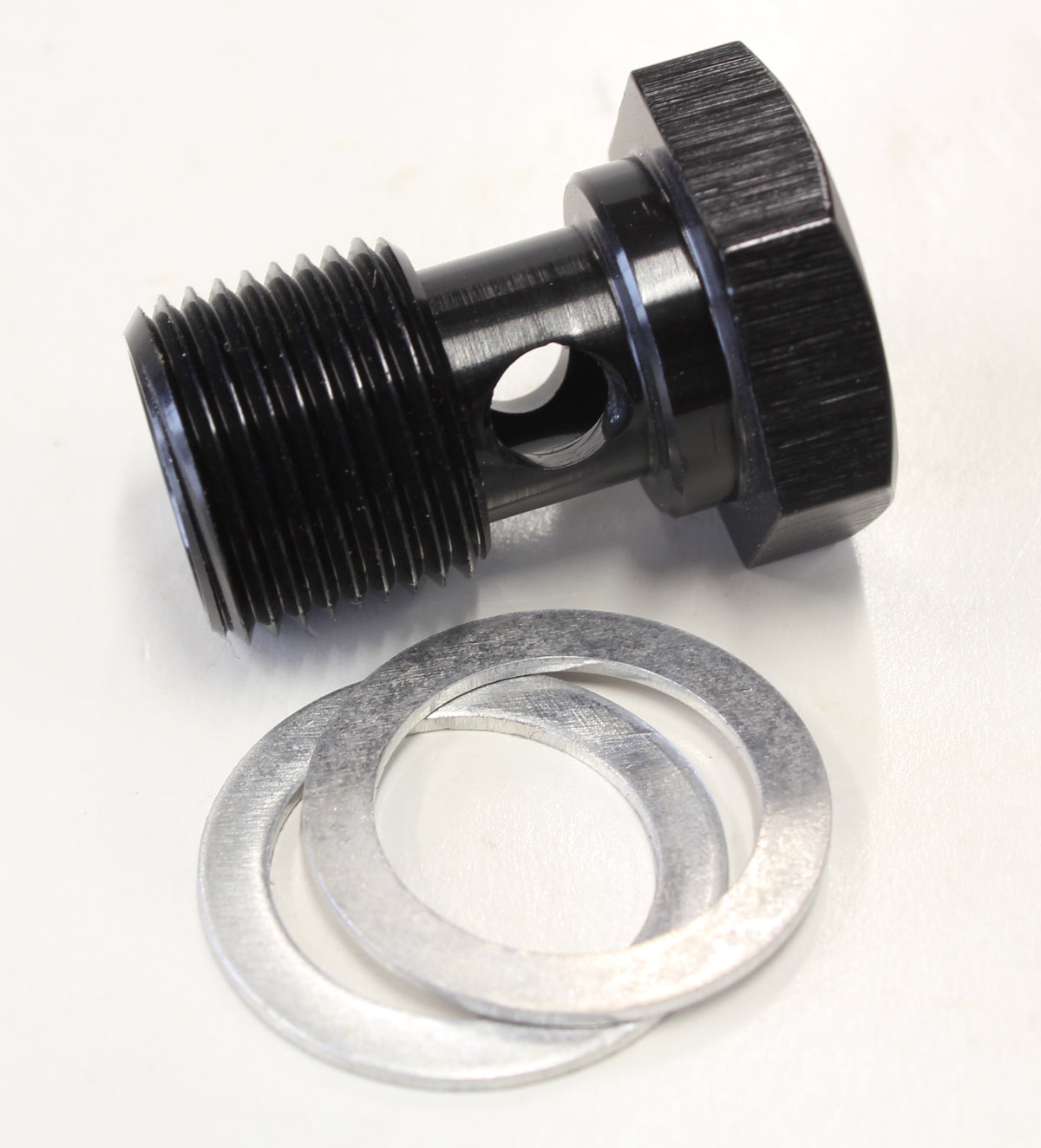 Alloy Banjo Bolt 5/8" x 20   Black Finish