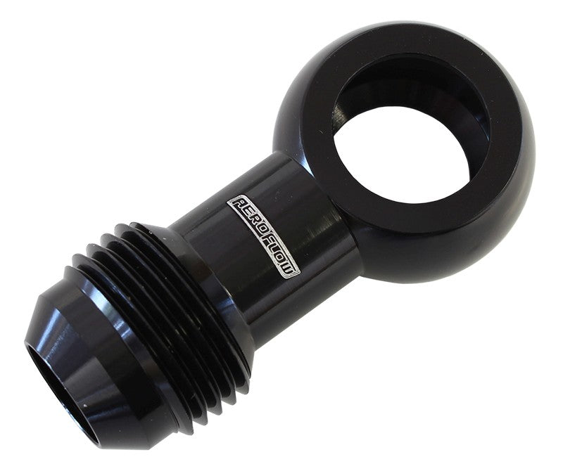 Alloy AN Banjo Fitting 18 x 1.5 mm to -10AN   Black Finish