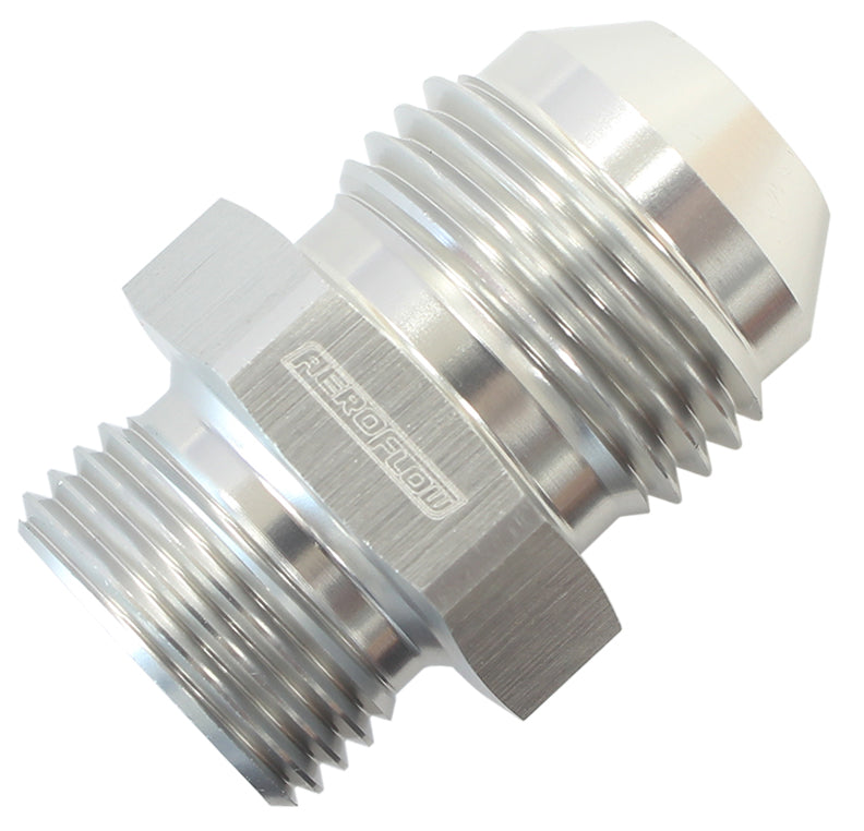 3/8" BSPP to -8AN Adapter   Silver Finish