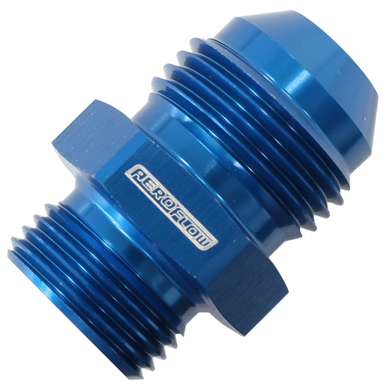 3/8" BSPP to -10AN Adapter   Blue Finish